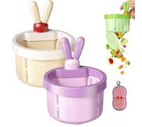 Cactus Sink Strainer Basket, Press Automatic Dumping Cactus Kitchen Sink Strainer Basket Fine Mesh, Creative Multifunctional Waste Collector for Food Waste (B-Mix3)