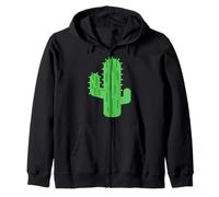 Cactus suculenta Planta del Desierto Disfraz Verde Sudadera con Capucha
