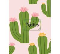 Cactus Thoughts Notebook: Wide-Ruled Notebook with 200 Pages of Desert-Inspired Calm