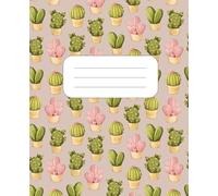 Cactus Vibes Notebook: Beige Aesthetic Journal with Cute Cactus Cover - 110 Lined Pages for Writing, Notes, or Journaling