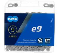 KMC Cadena E9 Ept, Unisex, Plateado Oscuro, 136 Link