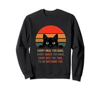 Cada Aperitivo Que Haces Cada Comida Que horneas Citas Divertidas de Gatos Sudadera