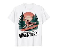 Cada aullido es un llamado a la aventura Wolf Camiseta