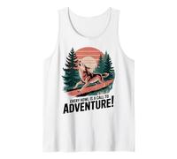 Cada aullido es un llamado a la aventura Wolf Camiseta sin Mangas