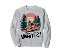 Cada aullido es un llamado a la aventura Wolf Sudadera