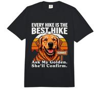 Cada Caminata es la Mejor Caminata Pregúntale a mi Golden Comfort Colors Adult Heavyweight T-Shirt