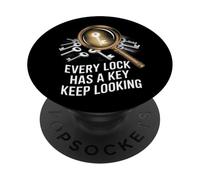 Cada cerradura tiene una llave que sigue mirando cerrajero PopSockets PopGrip Adhesivo