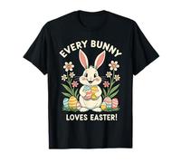 Cada conejito ama la Pascua Funny Rabbit Holiday Camiseta
