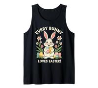 Cada conejito ama la Pascua Funny Rabbit Holiday Camiseta sin Mangas