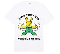 Cada Conejito era Kung Fu luchando contra el Karate Rabbit Comfort Colors Adult Heavyweight T-Shirt
