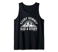 Cada Cumbre Tiene una Historia, Divertido Senderismo Wanderlust Camiseta sin Mangas