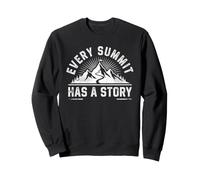 Cada Cumbre Tiene una Historia, Divertido Senderismo Wanderlust Sudadera