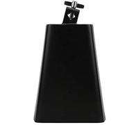 Cada de metal negro de 7 pulgadas | Instrumento de percusión para ganado/música salsa/batería | Construcción de hierro con recubrimiento protector - oxidación