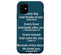 Cada día cada hora cada minuto Jesús te ama Carcasa para iPhone 11