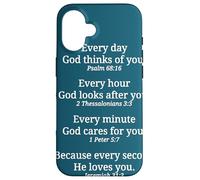 Cada día cada hora cada minuto Jesús te ama Carcasa para iPhone 16
