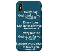 Cada día cada hora cada minuto Jesús te ama Carcasa para iPhone X/XS
