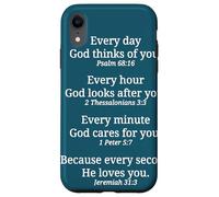 Cada día cada hora cada minuto Jesús te ama Carcasa para iPhone XR