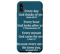 Cada día cada hora cada minuto Jesús te ama Carcasa para iPhone XS Max