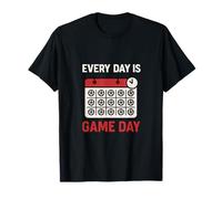 Cada día es el día del Partido Fútbol Fan Calendario Diseño Camiseta