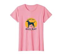 Cada día es el día del Perro - Amante de Las Mascotas Camiseta, Mujer, Rosado, XXL