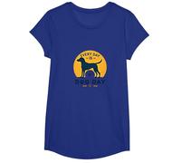 Cada día es el día del Perro - Amante de Las Mascotas Camiseta, Niñas, Azul Real, Pequeña