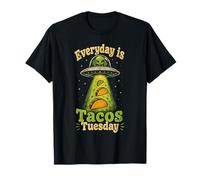 Cada Día es Martes de Tacos - Diseño Alieno Divertido Camiseta