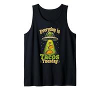 Cada Día es Martes de Tacos - Diseño Alieno Divertido Camiseta sin Mangas