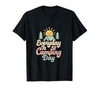 Cada día es un día de Acampada, Aventura al Aire Libre, Arte Camiseta
