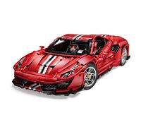 CaDA Italian Super Car C61042W Master C61042W Master - C61042W Master - 3187 Piezas (teledirigido, 1:8, 3187 Piezas, Mando a Distancia, con luz LED, Motores Pro), Color Rojo