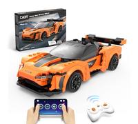 CaDA Juguete de Construcción RC Racing-Kit de Construcción de Coche Deportivo Blaze con Aplicación y Control Remoto,295 Piezas Juego de Construcción de Coche Modelo Stem