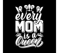 Cada mamá es una reina día de la madre Pegatinas artísticas de vinilo 50.4x78.8cm No se cae Blanco