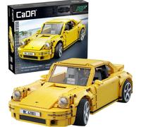 CADA Maqueta de Automóvil RUF CTR Yellowbird 2017 1:15, 1515 Piezas, Modelo de Coche para Montar, Idioma: Inglés, Francés, Alemán, Italiano, Portugués, Español