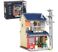 CaDA Master C66010W 66010W - Bloques de construcción japoneses para tea house, ladrillos MOC Street View House con iluminación, nuevo 2023 (1200 unidades), color blanco