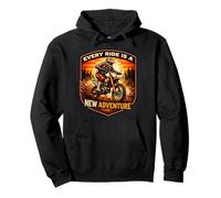 Cada Paseo es una Nueva Aventura Dirt Bike Motocross Rider MX Sudadera con Capucha