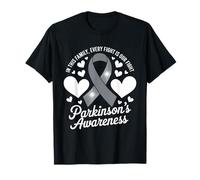 Cada pelea es nuestra lucha Cinta gris Conciencia del Parkinson Camiseta