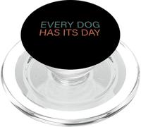 Cada Perro Tiene su día Tipografía de Estilo Vintage PopSockets PopGrip para MagSafe