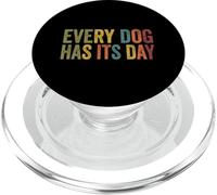 Cada Perro Tiene su día Tipografía de Estilo Vintage PopSockets PopGrip para MagSafe