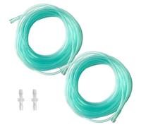 Cada pieza de 10 metros, total de 2 unidades, tubos de oxígeno resistentes a los aplastamientos, conectores de extremo universales, material de grado médico