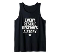 Cada rescate merece una historia. Mascota, rescata el amor. Camiseta sin Mangas