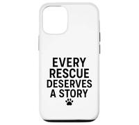 Cada rescate merece una historia. Mascota, rescata el amor. Carcasa para iPhone 12/12 Pro