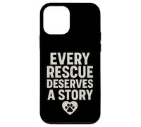 Cada rescate merece una historia. Vintage Pet Hope. Carcasa para iPhone 12 mini