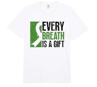 Cada respiración es un Regalo - Donación de órganos para trasplante de pulmón Comfort Colors Adult Heavyweight T-Shirt