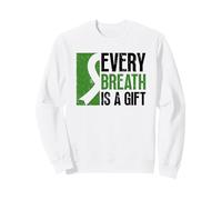 Cada respiración es un Regalo - Donación de órganos para trasplante de pulmón Sudadera