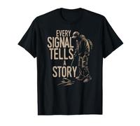 Cada señal Cuenta una Historia para la detección de Metales Camiseta gráfica económica