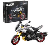 CaDA Set de construcción Suzuki CATANA 2022 – Moto de carretera Gris-Negro, 1104 piezas, 1:6 +8