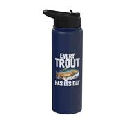 Cada trucha tiene su día trucha Stainless Steel Insulated Water Bottle