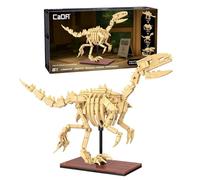 CaDA Velociraptor (256 piezas) - C59014W - Esqueleto hecho de bloques de sujeción de un velociraptor