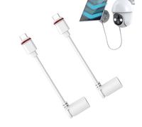 cAdaptateur de fiche - 2 pièces, adaptateur de | Connecteur pour la sécurité - Panneaux solaires du bouchon de | Spotlight CAM Plus - Connecter Les barils branche Des panneaux solaires aux