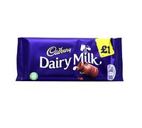 Cadbury Barra de chocolate con leche láctea - 22 x 95g