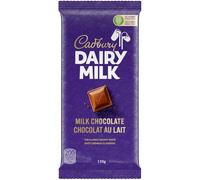 Cadbury Barra de chocolate con leche lácteo, chocolate con leche cremoso y suave, 180 g (paquete de 1)